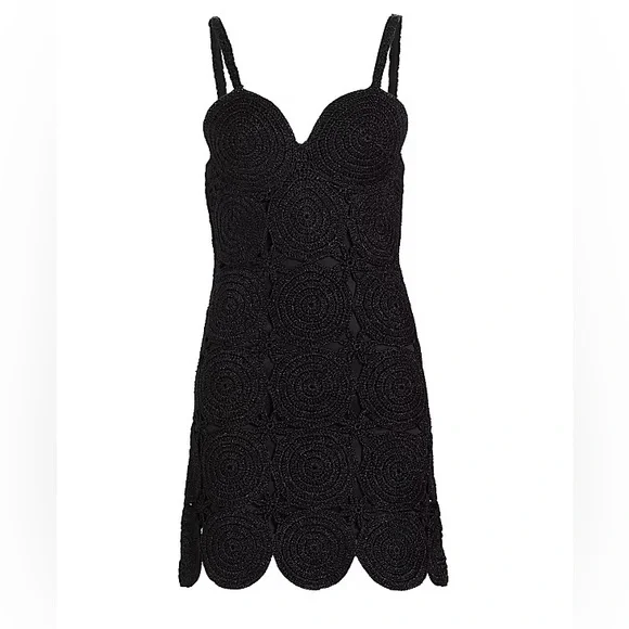Simon Miller | Dresses | Simon Miller Elegant Black Crochet Dress | Poshmark